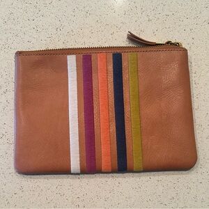 Madewell tan pouch, NWT